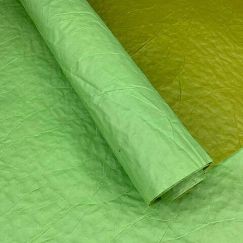 Бумага Эколюкс двухцветная салатовый/хаки 70см* 5ярдов