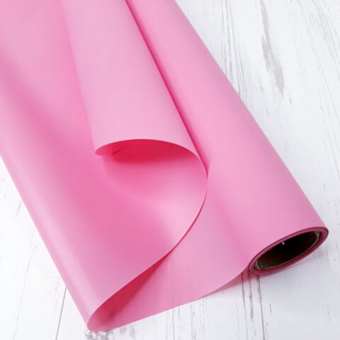 Пленка матовая 60см*10м, ярко-розовый