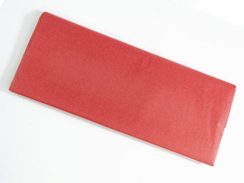 Тишью 50*66см/10шт, красный