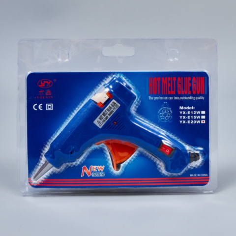 Клеевой термопистолет d 7мм мал. HOT MELT GLUE GUN с переключателем