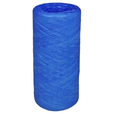 Рафия бумажная 1,5см x 200м, синий