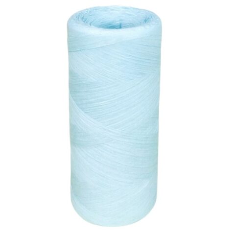 Рафия бумажная 1,5см x 200м, голубой