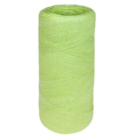 Рафия бумажная 1,5см x 200м, зеленый чай